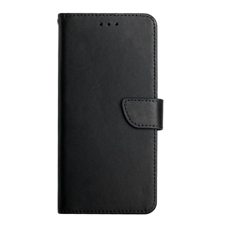 For Motorola Moto G Stylus 5G 2025 Genuine Leather Fingerprint-proof Horizontal Flip Phone Case(Black)