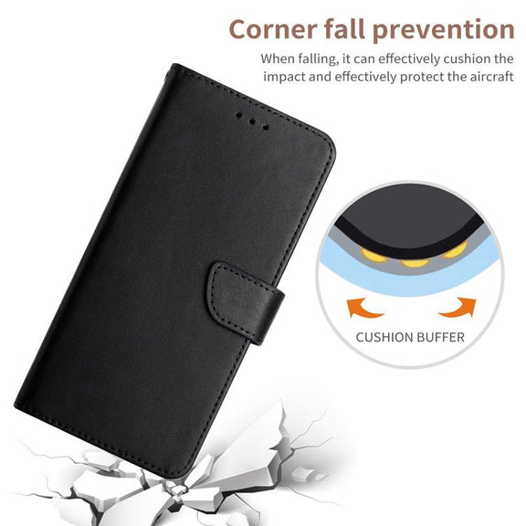 For Motorola Moto G Stylus 5G 2025 Genuine Leather Fingerprint-proof Horizontal Flip Phone Case(Black)