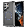 For Samsung Galaxy S25 Ultra 5G Skin Feel TPU + PC MagSafe Magnetic Phone Case(Transparent Black) - Galaxy S25 Ultra 5G Cases by PMC Jewellery | Online Shopping South Africa | PMC Jewellery | Buy Now Pay Later Mobicred