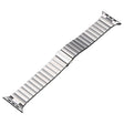 For Apple Watch Series 4 44mm Flat Buckle Stainless Steel Watch Band(Silver) - Watch Bands by PMC TechLife | Online Shopping South Africa | PMC TechLife | Buy Now Pay Later Mobicred