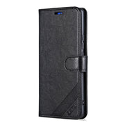 For Huawei Pura 70 AZNS Sheepskin Texture Flip Leather Phone Case(Black)