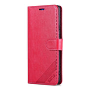 For Huawei Pura 70 AZNS Sheepskin Texture Flip Leather Phone Case(Red)