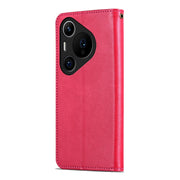 For Huawei Pura 70 Pro / 70 Pro+ AZNS Sheepskin Texture Flip Leather Phone Case(Red)