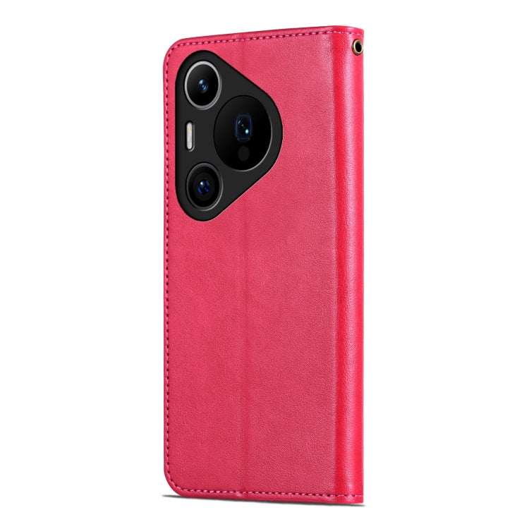 For Huawei Pura 70 Pro / 70 Pro+ AZNS Sheepskin Texture Flip Leather Phone Case(Red)
