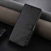 For Huawei Pura 70 Ultra AZNS Sheepskin Texture Flip Leather Phone Case(Black)