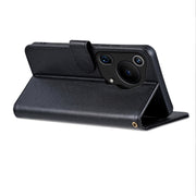 For Huawei Pura 70 Ultra AZNS Sheepskin Texture Flip Leather Phone Case(Black)