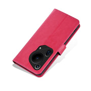 For Huawei Pura 70 Ultra AZNS Sheepskin Texture Flip Leather Phone Case(Red)