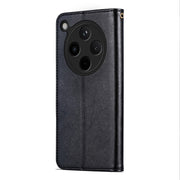 For OPPO Find X8 AZNS Sheepskin Texture Flip Leather Phone Case(Black)