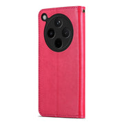 For OPPO Find X8 AZNS Sheepskin Texture Flip Leather Phone Case(Red)