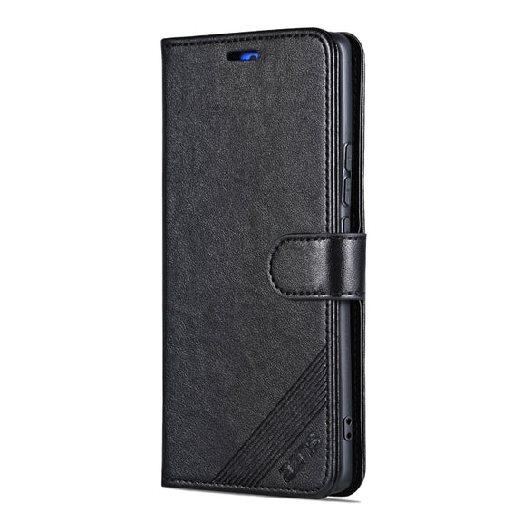 For OPPO Find X8 Pro AZNS Sheepskin Texture Flip Leather Phone Case(Black)