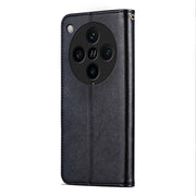 For OPPO Find X8 Pro AZNS Sheepskin Texture Flip Leather Phone Case(Black)