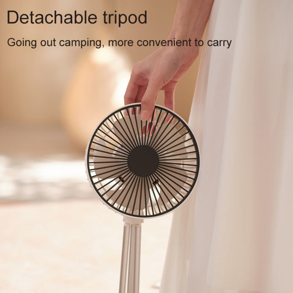 DQ213 4000mAh Outdoor Portable Camping Fan Tent Hanging Vertical Light(White)