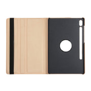 For Samsung Galaxy Tab S9 360 Degrees Rotation Holder Litchi Texture Leather Tablet Case(Golden)