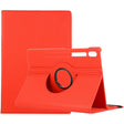 For Samsung Galaxy Tab S9+ / Tab S10+ Litchi Texture 360 Degrees Rotation Holder Leather Tablet Case(Red) - free shipping - PMC Jewellery - Order now!