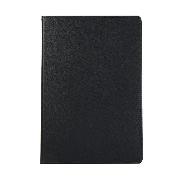 For Samsung Galaxy Tab S9+ / Tab S10+ 360 Degrees Rotation Holder Litchi Texture Leather Tablet Case(Black)