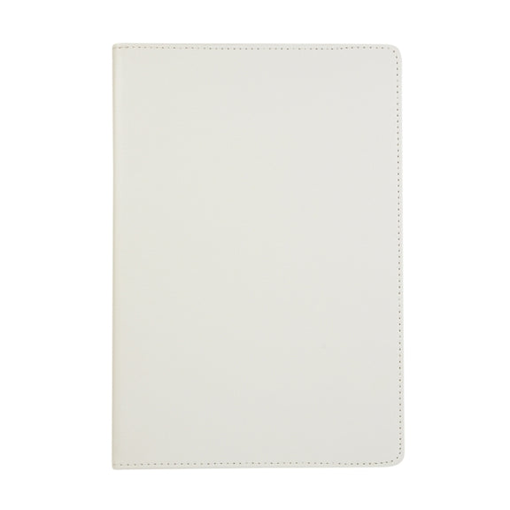For Samsung Galaxy Tab S9+ / Tab S10+ 360 Degrees Rotation Holder Litchi Texture Leather Tablet Case(White)