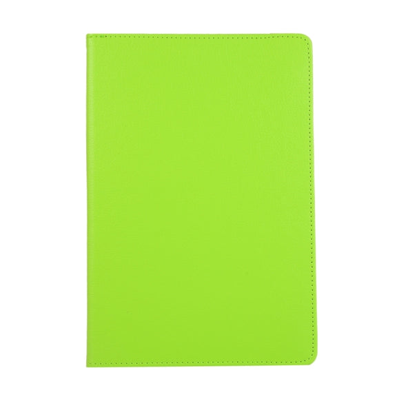 For Samsung Galaxy Tab S9+ / Tab S10+ 360 Degrees Rotation Holder Litchi Texture Leather Tablet Case(Green)