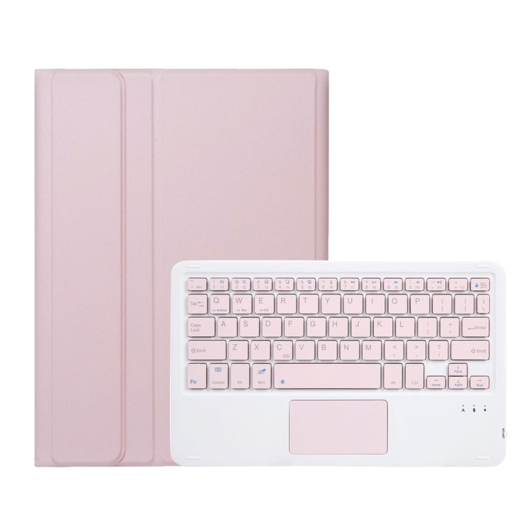 For Samsung Galaxy Tab S9 A710B-A Candy Color TPU Touch Bluetooth Keyboard Leather Tablet Case with Pen Holder(Pink) - Samsung Keyboard by PMC TechLife | Online Shopping South Africa | PMC TechLife