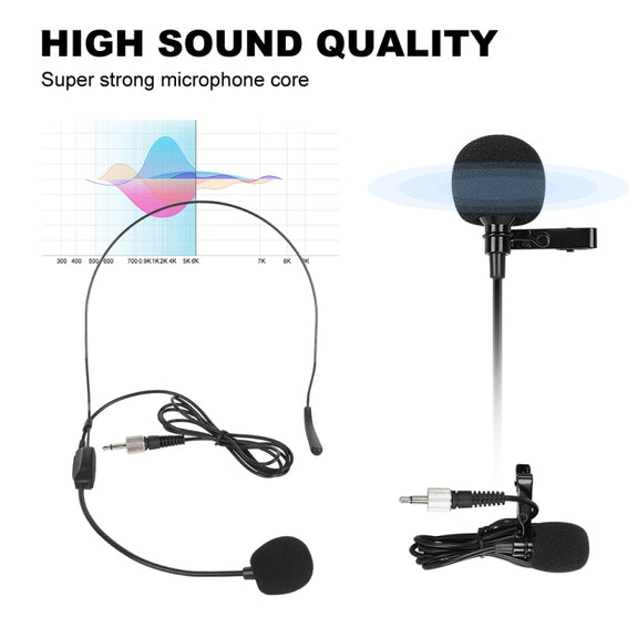 XTUGA A140-H Wireless Microphone System 4 Channel UHF Handheld Microphone(UK Plug)