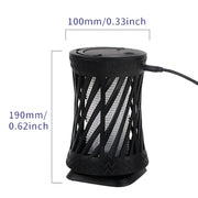 Household UV Light Touch Mosquito Repellent Lamp, Rechargeable(Black)