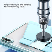 For Huawei MatePad 10.4 Clear 360 Rotation Stand Smart Leather Tablet Case(Baby Blue)