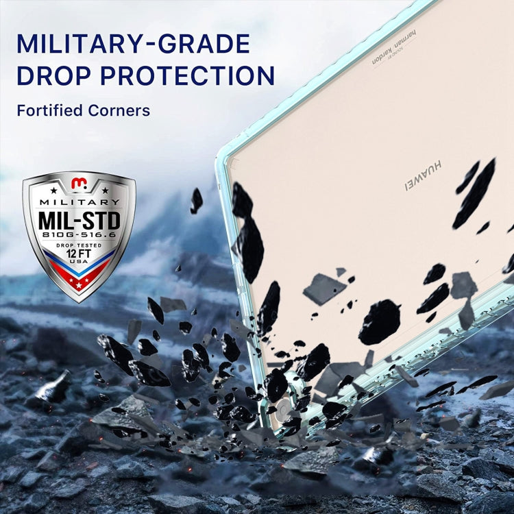 For Huawei MatePad T10 / T10S Clear Acrylic Shockproof Tablet Case(Baby Blue) - Huawei by PMC TechLife | Online Shopping South Africa | PMC TechLife | Buy Now Pay Later Mobicred