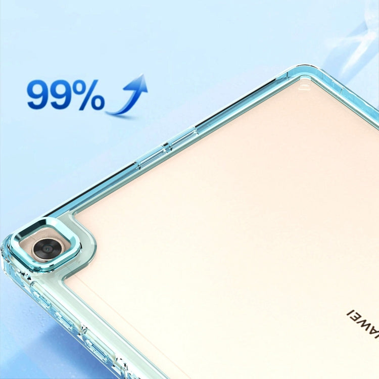 For Huawei MatePad T10 / T10S Clear Acrylic Shockproof Tablet Case(Baby Blue) - Huawei by PMC TechLife | Online Shopping South Africa | PMC TechLife | Buy Now Pay Later Mobicred