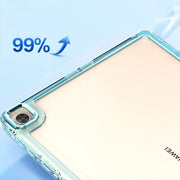 For Huawei MatePad T10 / T10S Clear Acrylic Shockproof Tablet Case(Purple)