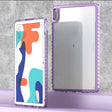For Huawei MatePad 10.4 Clear Acrylic Shockproof Tablet Case(Purple) - Huawei by PMC TechLife | Online Shopping South Africa | PMC TechLife | Buy Now Pay Later Mobicred