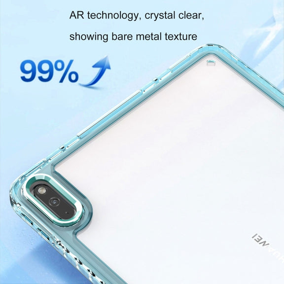 For Huawei MatePad 10.4 Clear Acrylic Shockproof Tablet Case(Purple)