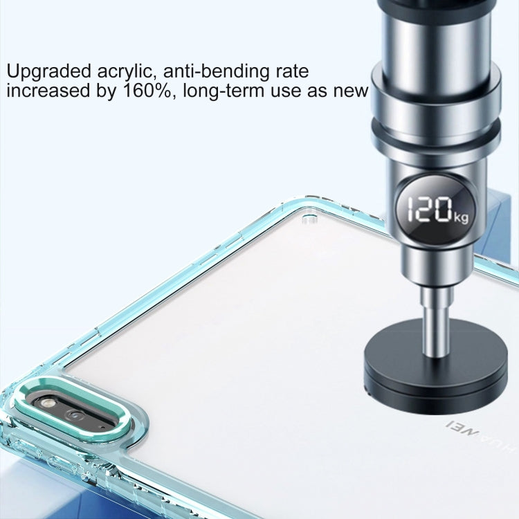 For Huawei MatePad 10.4 Clear Acrylic Shockproof Tablet Case(Purple) - Huawei by PMC TechLife | Online Shopping South Africa | PMC TechLife | Buy Now Pay Later Mobicred