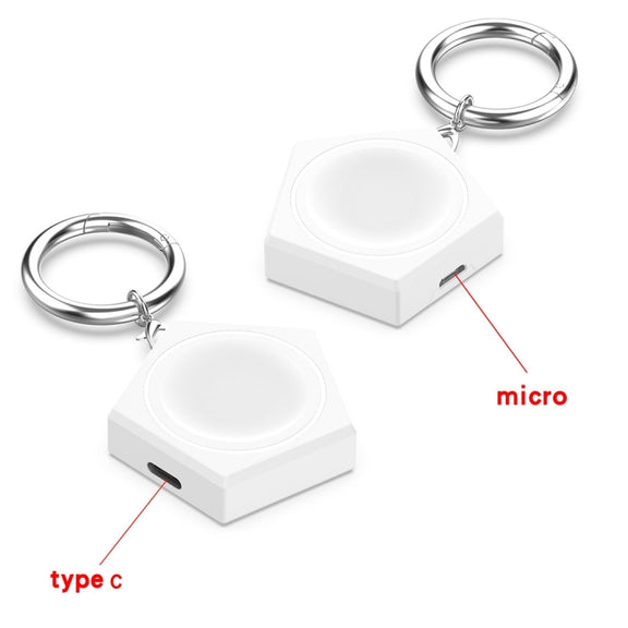 For Samsung Galaxy Watch 6 / 6 Classic Portable Smart Watch Charger, Port:Micro USB(Black)