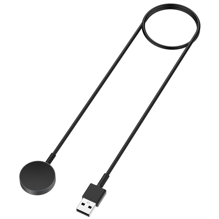 For Samsung Galaxy Watch 6 / 6 Classic USB-A Port Magnetic Metal Watch Charging Cable(Black) - Charger by PMC TechLife | Online Shopping South Africa | PMC TechLife | Buy Now Pay Later Mobicred