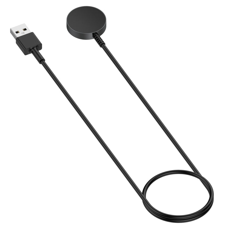 For Samsung Galaxy Watch 6 / 6 Classic USB-A Port Magnetic Metal Watch Charging Cable(Black) - Charger by PMC TechLife | Online Shopping South Africa | PMC TechLife | Buy Now Pay Later Mobicred