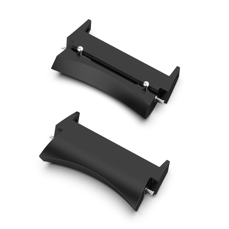For Samsung Galaxy Watch 6 / 6 Classic 1 Pair Stainless Steel Metal Watch Band Connector(Black)
