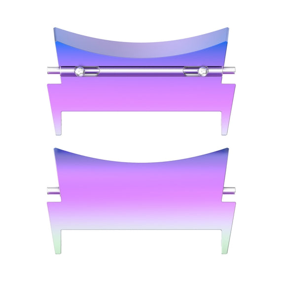 For Samsung Galaxy Watch 6 / 6 Classic 1 Pair Stainless Steel Metal Watch Band Connector(Colorful)