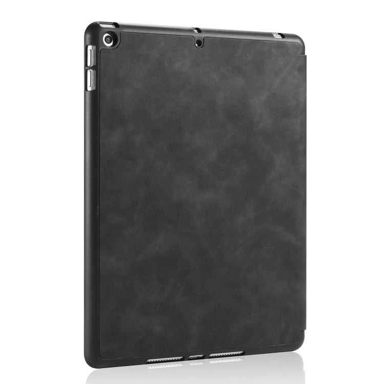 For iPad 10.2 2021 / 2020 / 2019 DG.MING See Series Horizontal Flip Leather Case with Holder & Pen Holder(Black) - free shipping - PMC Jewellery - Order now!