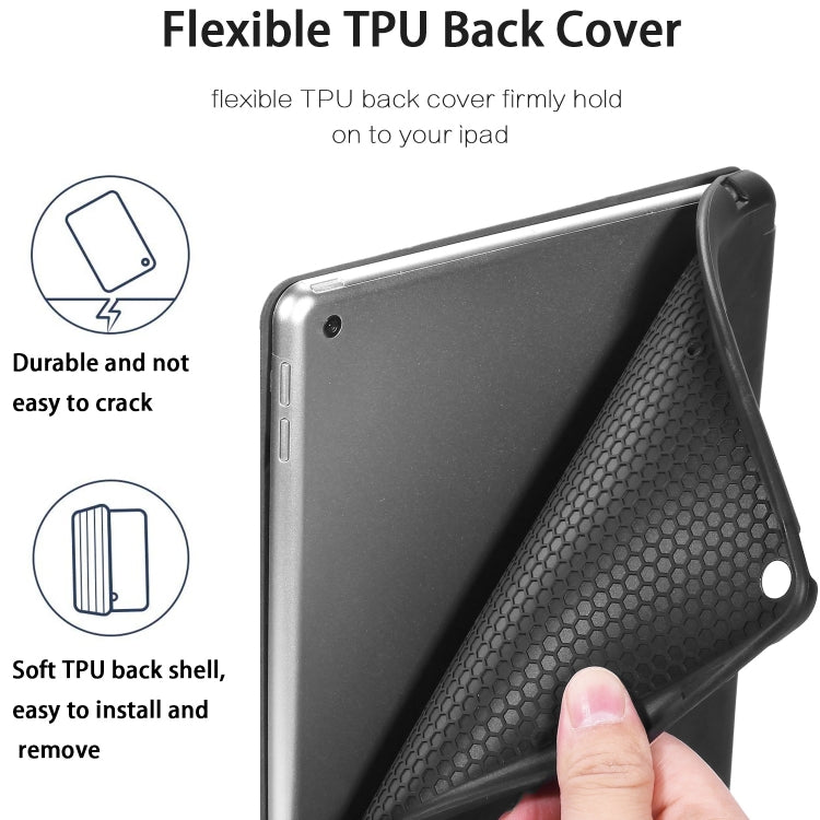 For iPad 10.2 2021 / 2020 / 2019 DG.MING See Series Horizontal Flip Leather Case with Holder & Pen Holder(Black) - free shipping - PMC Jewellery - Order now!