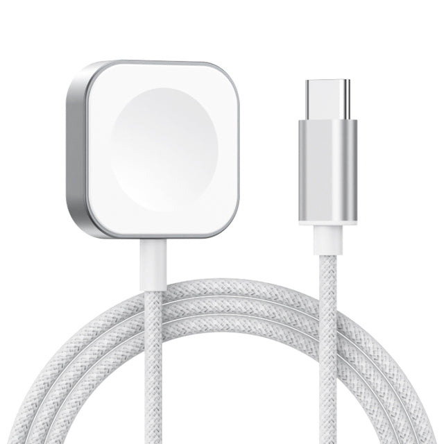 For Apple Watch Type-C Interface Magnetic Charger(Silver)