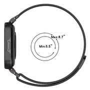 For Redmi Watch 3 Lite / Watch 3 Active 2 in 1 Milan Metal Watch Band with Watch Frame(Rose Gold)