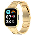 For Redmi Watch 3 Lite / Watch 3 Active 2 in 1 Three-bead Metal Watch Band with Watch Frame(Gold) - free shipping - PMC TechLife - Order now!