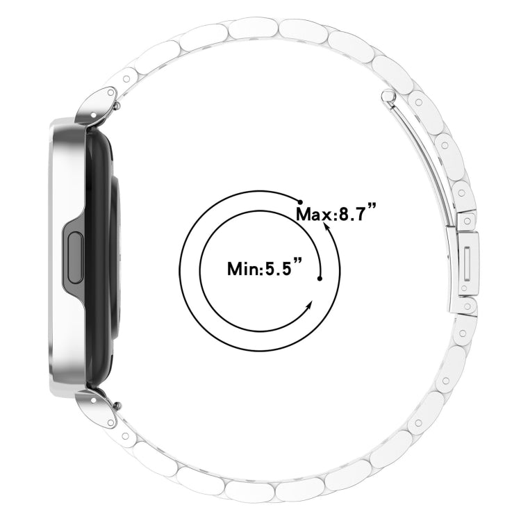 For Redmi Watch 3 Lite / Watch 3 Active 2 in 1 Three-bead Metal Watch Band with Watch Frame(Gold) - free shipping - PMC TechLife - Order now!