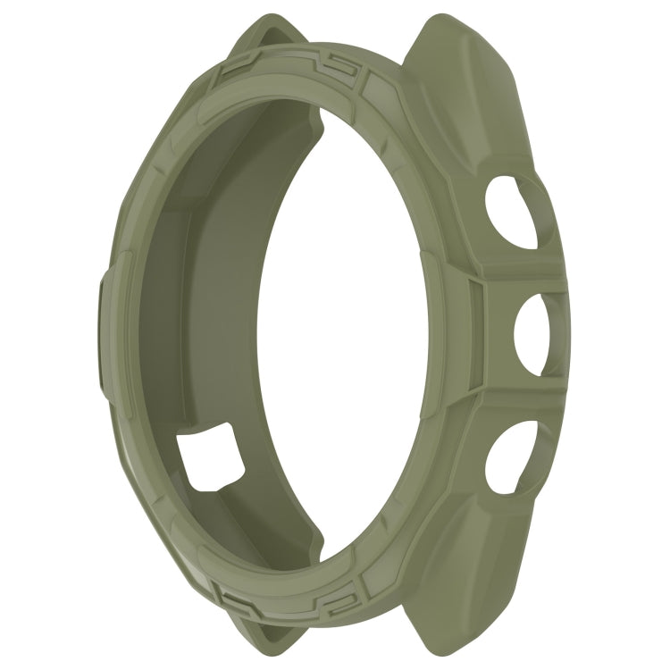 For Garmin Approach S70 47mm Armor Hollow Watch Protective Case(Green) - Watch Cases by PMC TechLife | Online Shopping South Africa | PMC TechLife | Buy Now Pay Later Mobicred