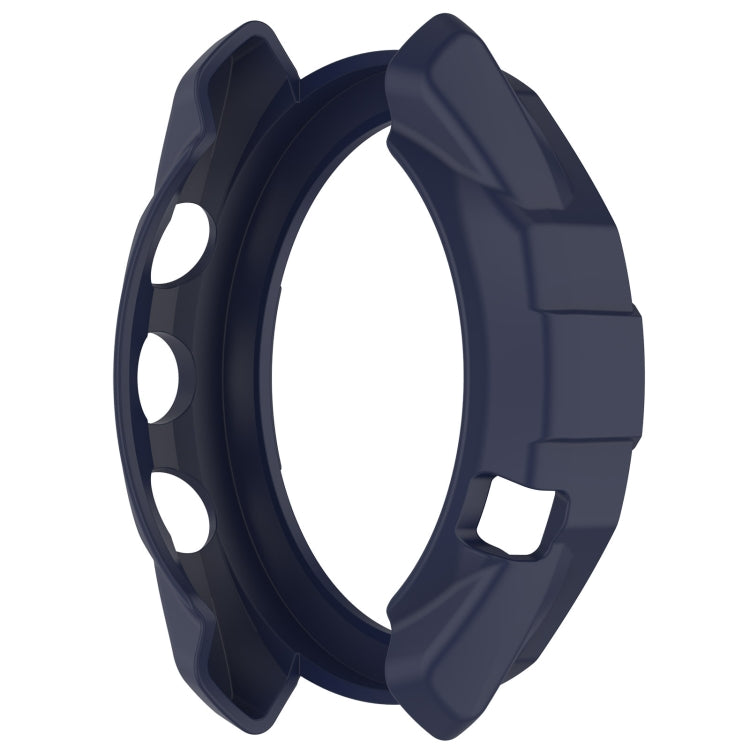 For Garmin Approach S70 47mm Armor Hollow Watch Protective Case(Midnight Blue)