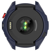 For Garmin Approach S70 47mm Armor Hollow Watch Protective Case(Midnight Blue)