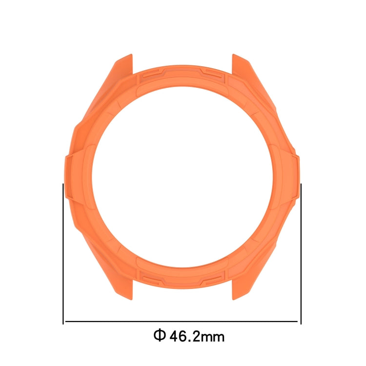 For Garmin Approach S70 42mm Armor Hollow Watch Protective Case(Orange) - Watch Cases by PMC TechLife | Online Shopping South Africa | PMC TechLife