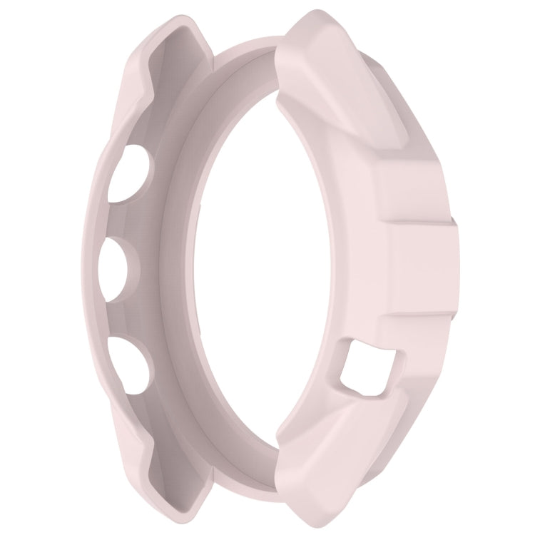 For Garmin Approach S70 42mm Armor Hollow Watch Protective Case(Light Pink) - Watch Cases by PMC TechLife | Online Shopping South Africa | PMC TechLife