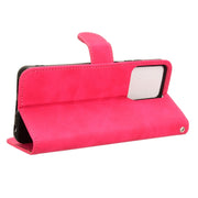 For Blackview OSCAL C70 Skin Feel Magnetic Flip Leather Phone Case(Rose Red)