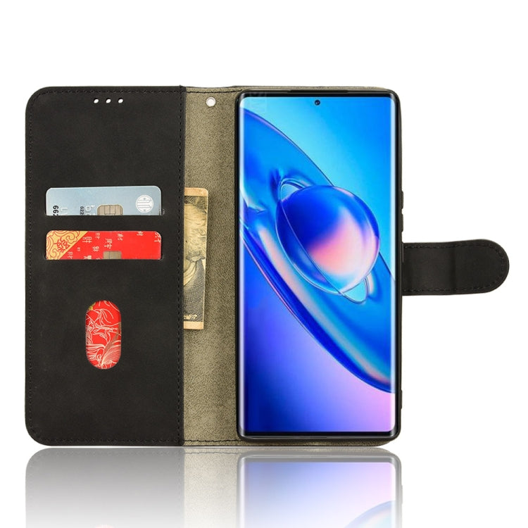 For Blackview A200 Pro Skin Feel Magnetic Flip Leather Phone Case(Black) - More Brand by PMC TechLife | Online Shopping South Africa | PMC TechLife