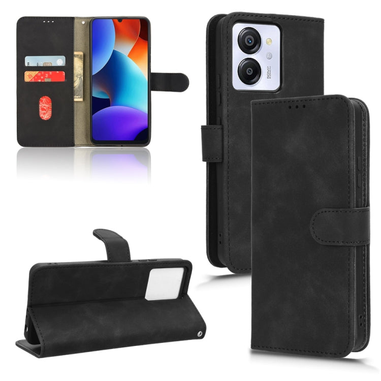 For Blackview Oscal Modern 8 / Color 8 Skin Feel Magnetic Flip Leather Phone Case(Black) - More Brand by PMC TechLife | Online Shopping South Africa | PMC TechLife | Buy Now Pay Later Mobicred